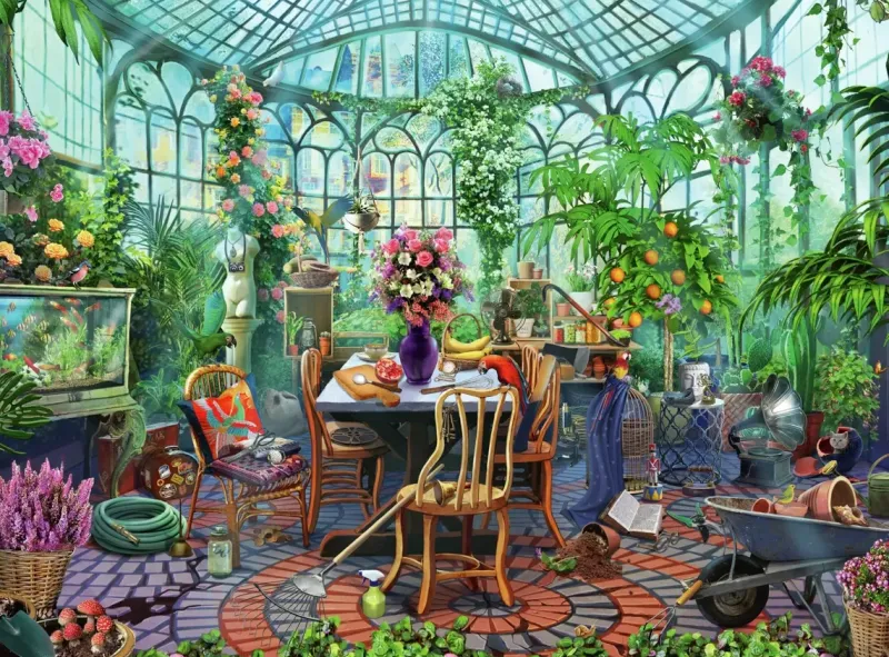 Ravensburger : Greenhouse Morning (500)