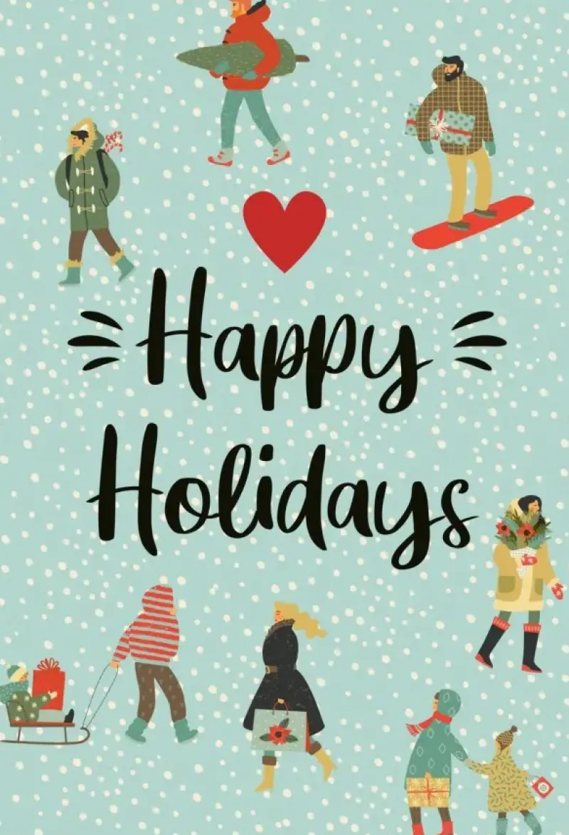 Ravensburger : Happy Holidays Mini Puzzle - Happy Holidays (99)