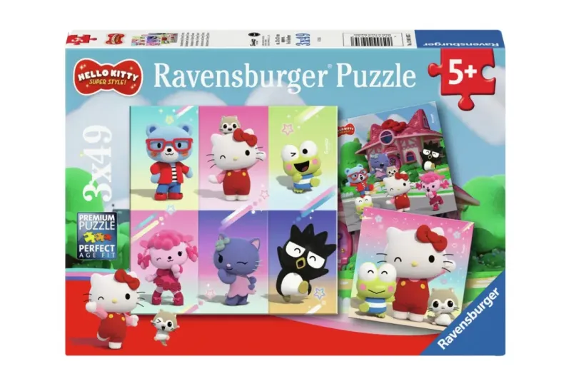 Ravensburger : Hello Kitty - Adventures in Cherry Town (3 x 49)