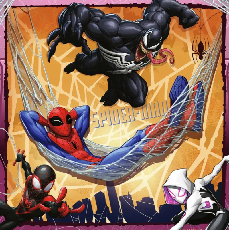 Ravensburger : Marvel - Spider-Man, It's Web-Slinging Time! (3 x 49)