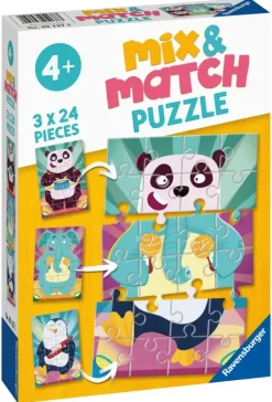 Ravensburger : Mix & Match - Animal Rock! (3 x 24)
