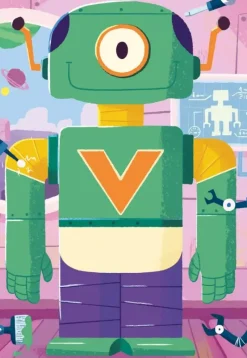 Ravensburger : Mix & Match - Build Your Robots! (3 x 24)