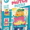 Ravensburger : Mix & Match - Mix-up Monsters! (3 x 24)
