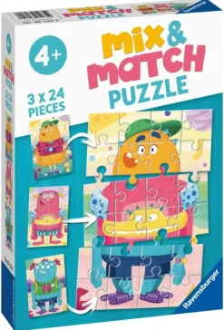 Ravensburger : Mix & Match - Mix-up Monsters! (3 x 24)