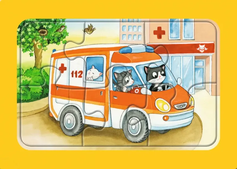 Ravensburger : My First Color Puzzles - Animals at Work (3 x 6)