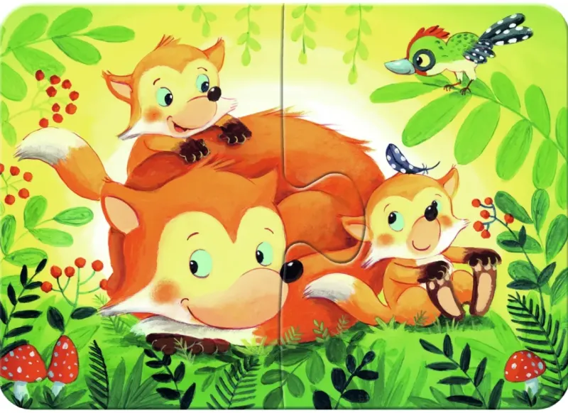 Ravensburger : My First Puzzle - Forest Animal Fun (2, 4, 6, 8)