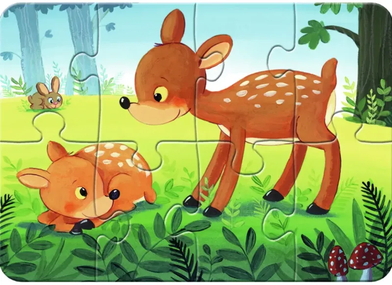 Ravensburger : My First Puzzle - Forest Animal Fun (2, 4, 6, 8)