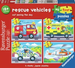 Ravensburger : My First Puzzle - Rescue Vehicles (2, 3, 4, 5)