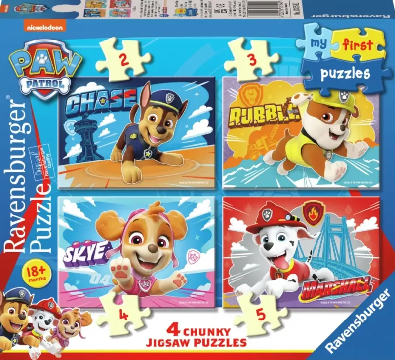 Ravensburger : Paw Patrol - Born Brave! (2, 3, 4, 5)