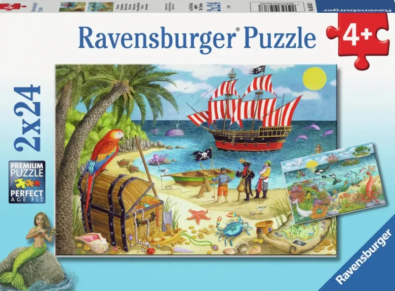 Ravensburger : Pirates and Mermaids (2 x 24)