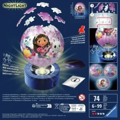 Ravensburger : Puzzle Ball - Gabby's Doll House Night Light (74)