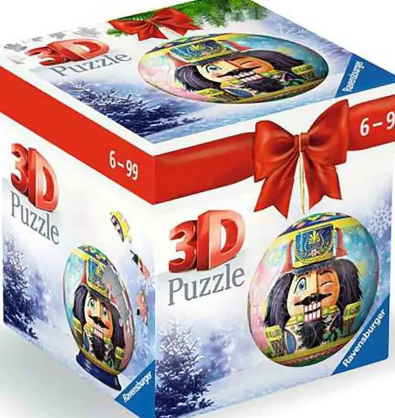 Ravensburger : Puzzle Ball - Holiday Nutcracker, Blue Hat (55)