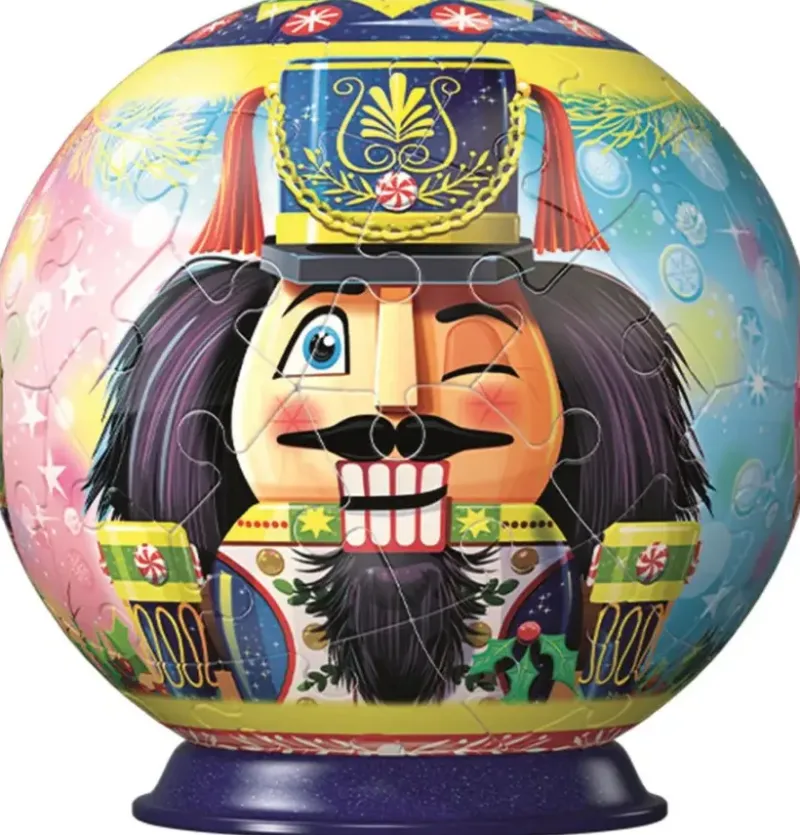 Ravensburger : Puzzle Ball - Holiday Nutcracker, Blue Hat (55)