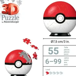 Ravensburger : Puzzle Ball - Pokemon, Poke Ball (54)