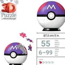 Ravensburger : Puzzle Ball - Pokemon, Master Ball (54)