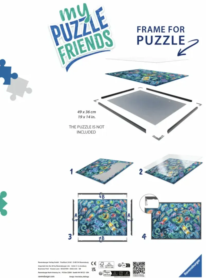 Ravensburger: Puzzle Frame - Pusselram (för 500 bitar)