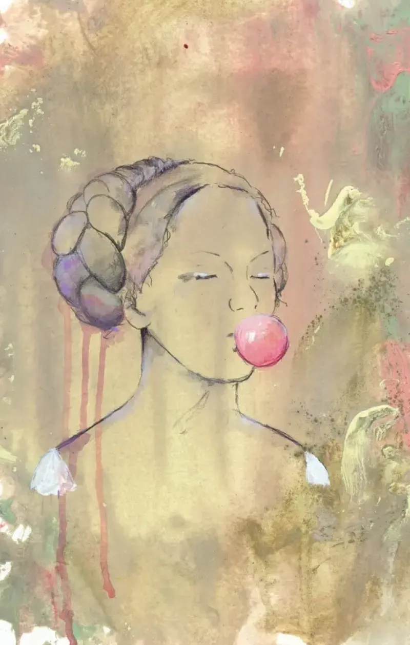Ravensburger : Puzzle Moment - Bubblegum Lady (300)