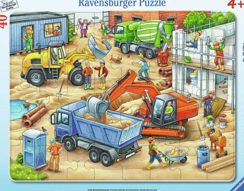Ravensburger : Rampussel - Big Construction Vehicles (40)