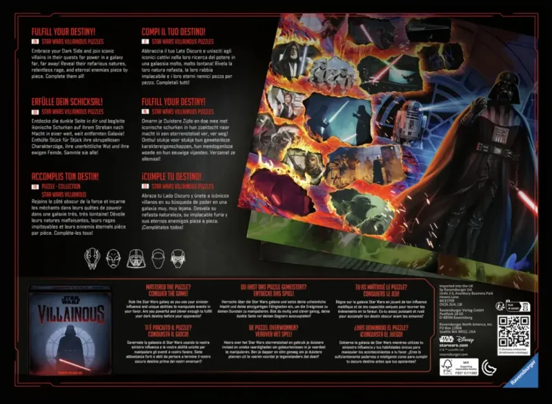 Ravensburger : Star Wars - Villainous, Kylo Ren (1000)