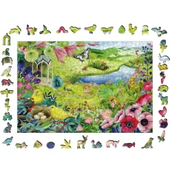 Ravensburger : Wooden Träpussel - Nature Garden (500)