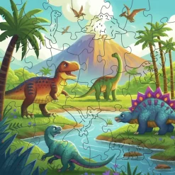 Ravensburger : Wooden Träpussel - Dinosaur Days (44)