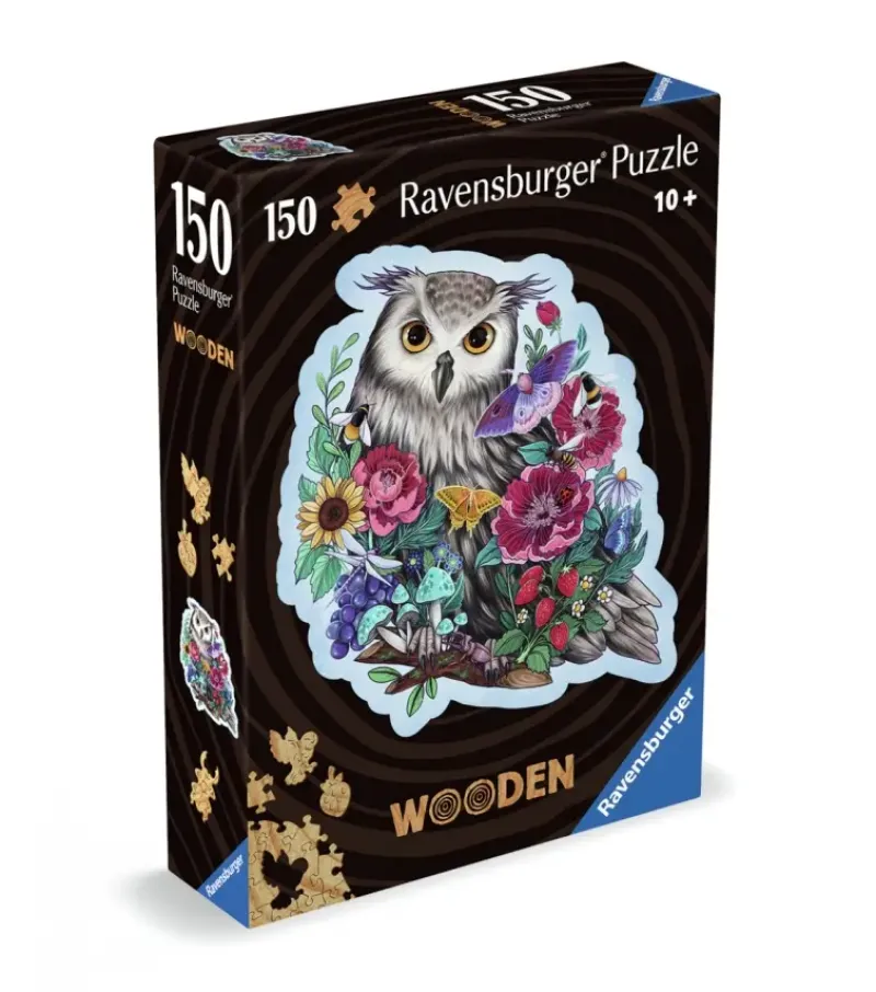 Ravensburger : Wooden Träpussel - Mysterious Owl (150)