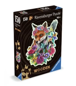 Ravensburger : Wooden Träpussel - Colorful Fox (150)