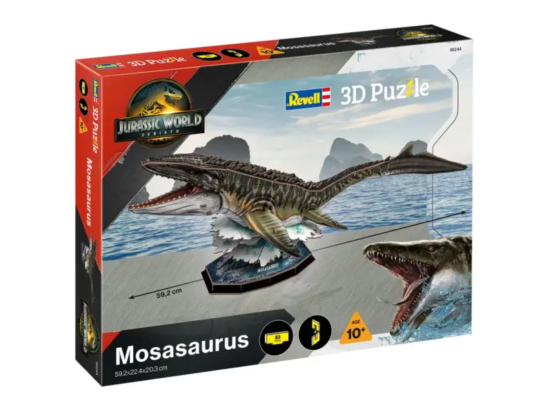 Revell : 3D Puzzle - Jurassic World Rebirth: Mosasaurus (83)