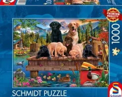 Schmidt : A Family of Dogs at the Lake (1000)