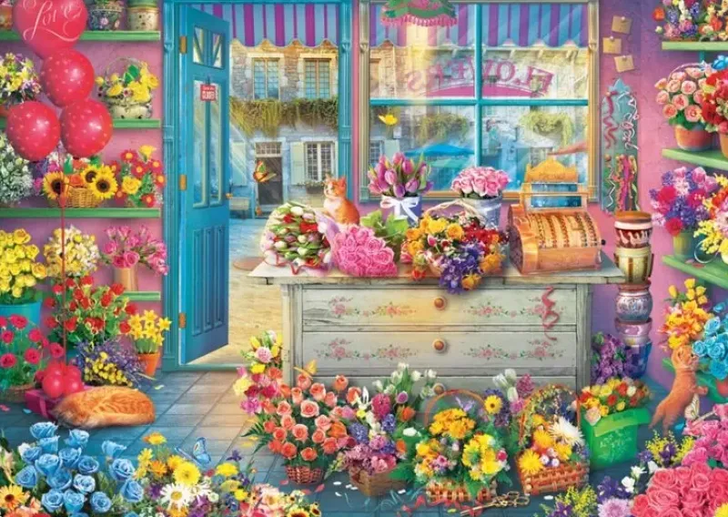 Schmidt : Colourful Flower Shop (1000)