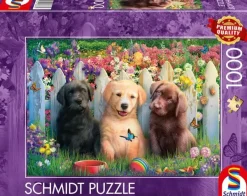 Schmidt : Cute Puppies Scene (1000)