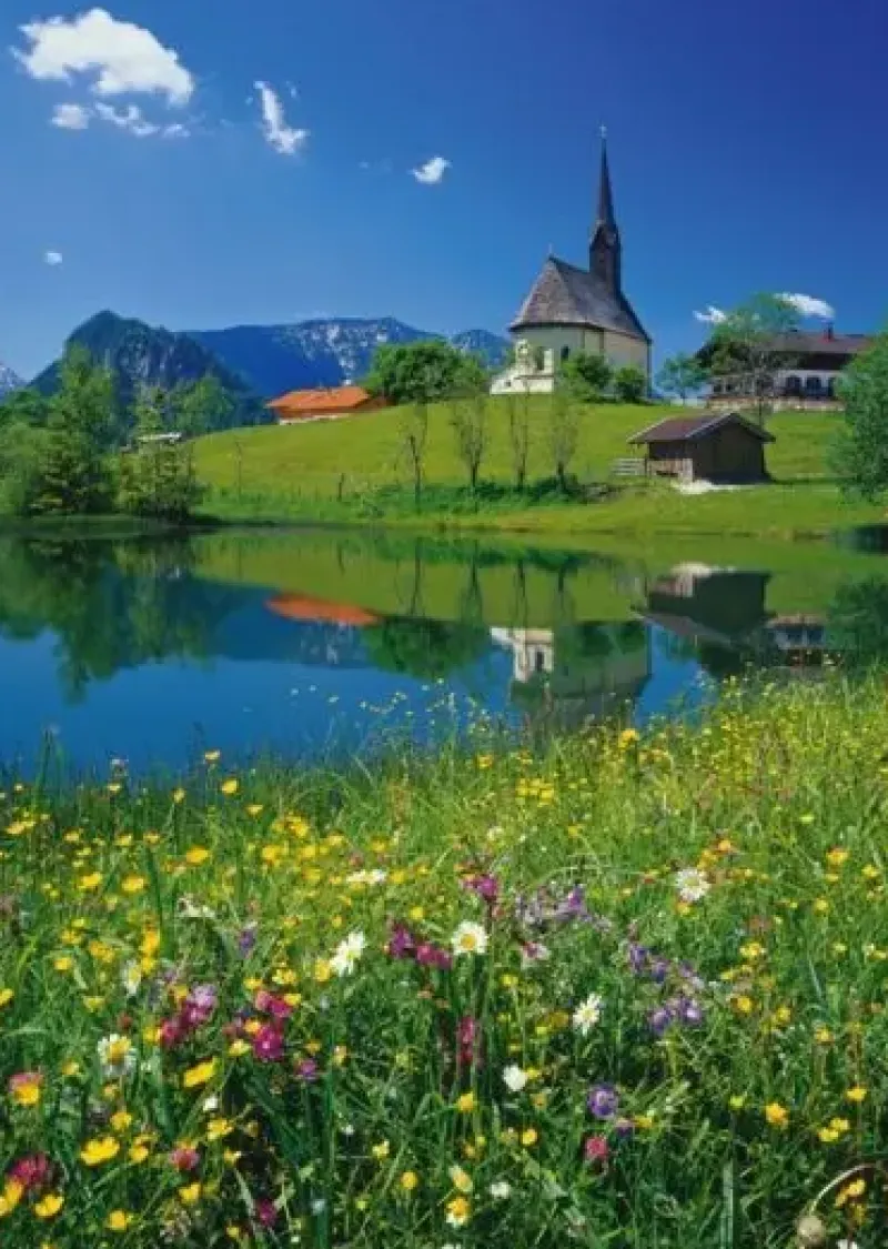 Schmidt : Inzell, Einsiedlhof and St. Nicholas Church (1000)