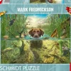 Schmidt : Mark Fredrickson - A Chocolate Labrador Takes a Cool Dip (1000)