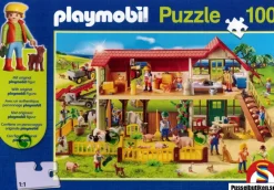 Schmidt : Playmobil Pussel - Farm (100)