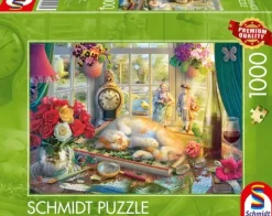Schmidt : Puzzle Time with the Cat (1000)