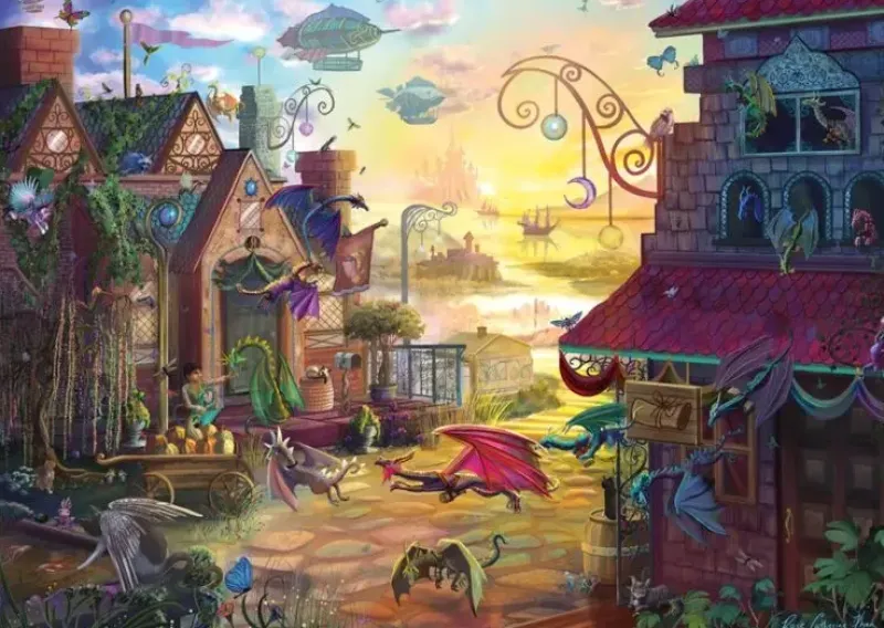 Schmidt : Rose Cat Khan - Dragon Mail (1000)