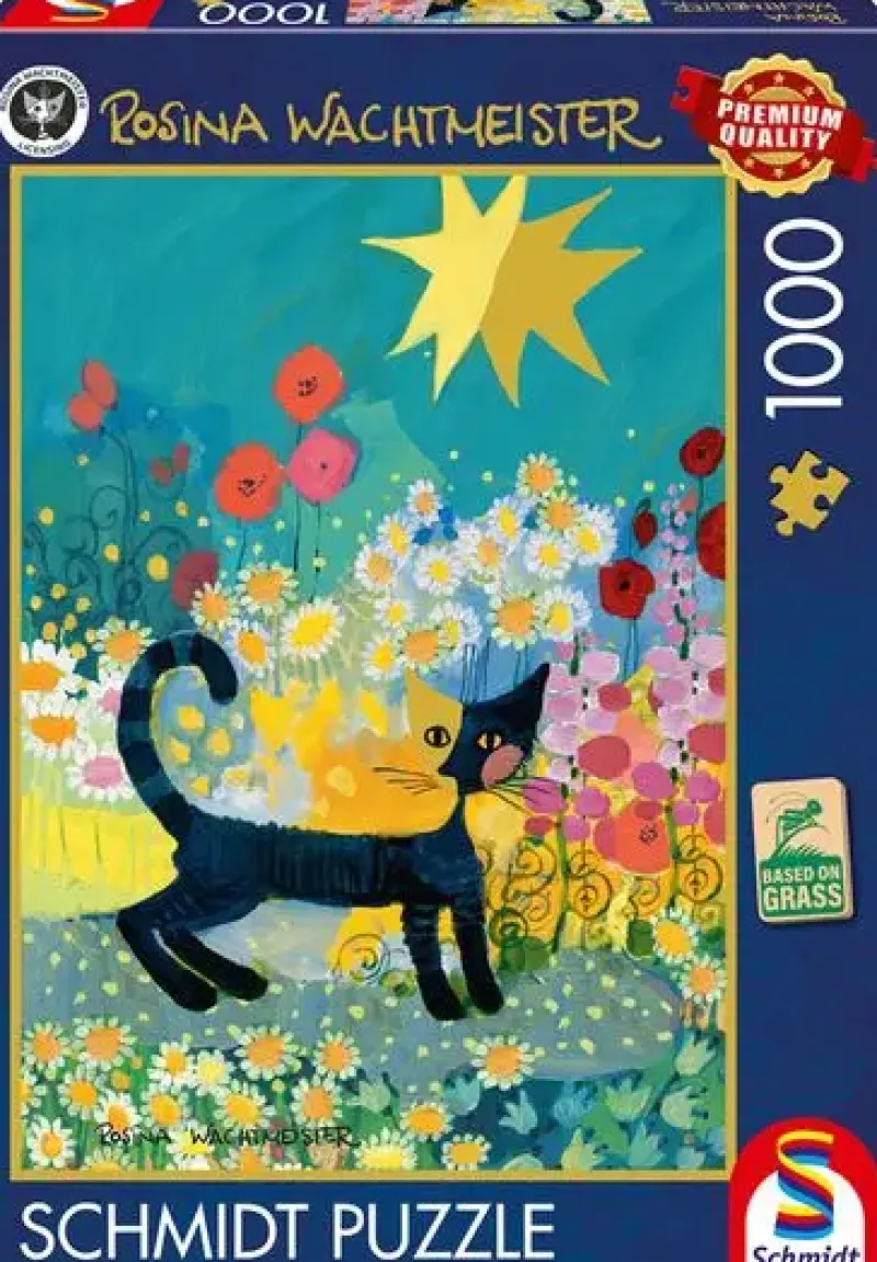 Schmidt : Rosina Wachtmeister - Cat in a Sea of Blossoms (1000)