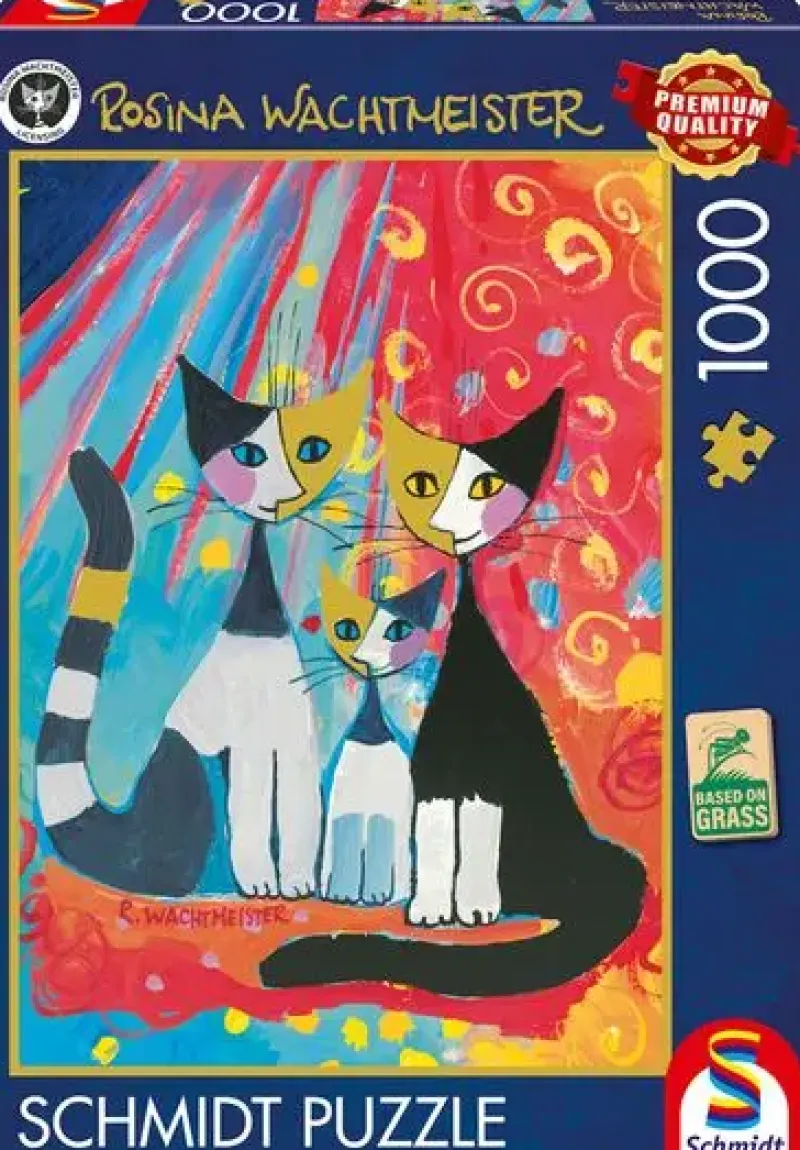 Schmidt : Rosina Wachtmeister - Happy Cat Family (1000)