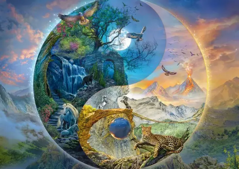 Schmidt : Silvia Christoph - Yin & Yang Mountain World (1000)