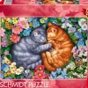 Schmidt : Sleeping Velvet Paws (1000)