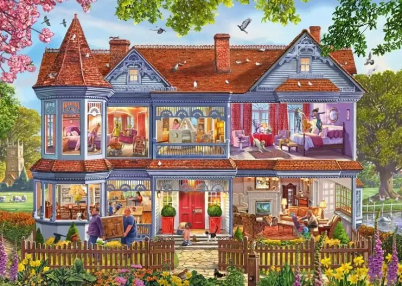 Schmidt : Steve Crisp - House in Springtime (1000)
