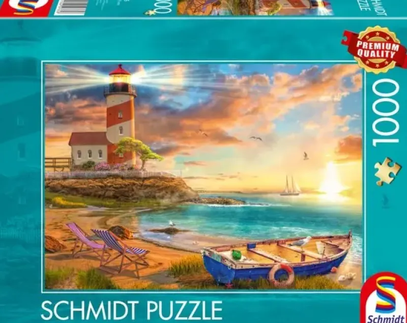 Schmidt : Sunset Over Lighthouse Bay (1000)