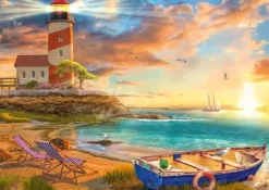 Schmidt : Sunset Over Lighthouse Bay (1000)