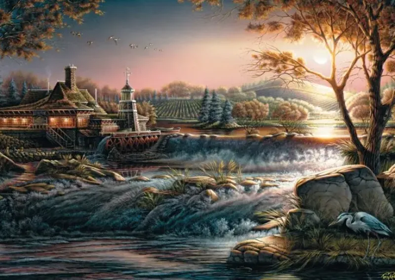 Schmidt : Terry Redlin - A Watchful Eye Over Nature (1000)