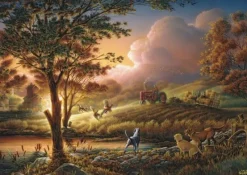 Schmidt : Terry Redlin - Harvest in the Glow of the Sun (1000)
