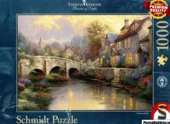Schmidt : Thomas Kinkade - Cobblestone Brooke (1000)