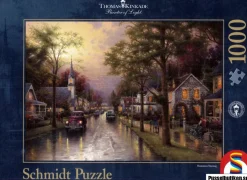 Schmidt : Thomas Kinkade - Painter of Light, Hometown Morning (1000)