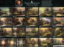 Schmidt : Thomas Kinkade - Painter of Light, Hometown Morning (1000)