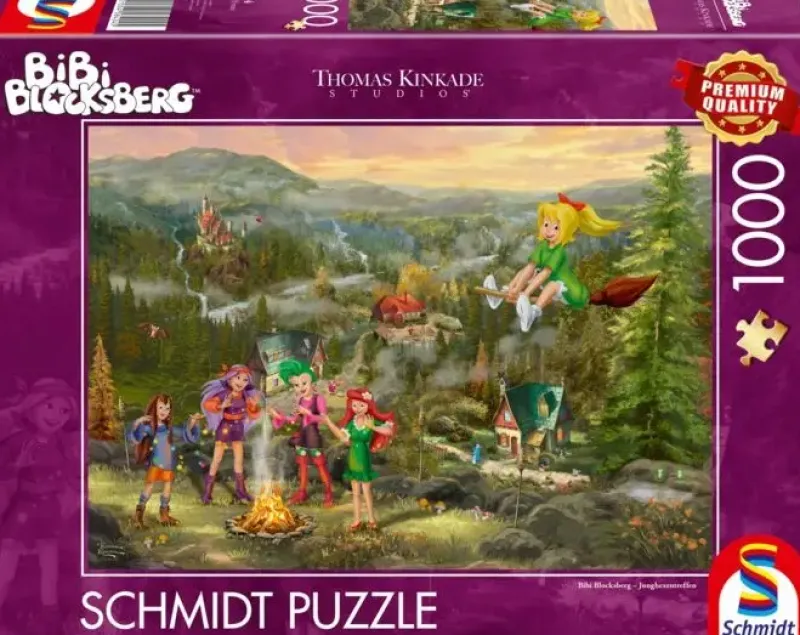 Schmidt : Thomas Kinkade Studios - Bibi Blocksberg, Young Witch Meeting (1000)