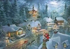 Schmidt : Thomas Kinkade Studios - Santa's Silent Night (1000)
